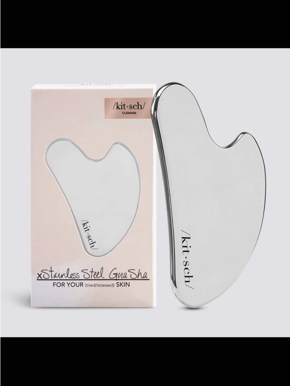 KITSCH STAINLESS STEEL GUA SHA